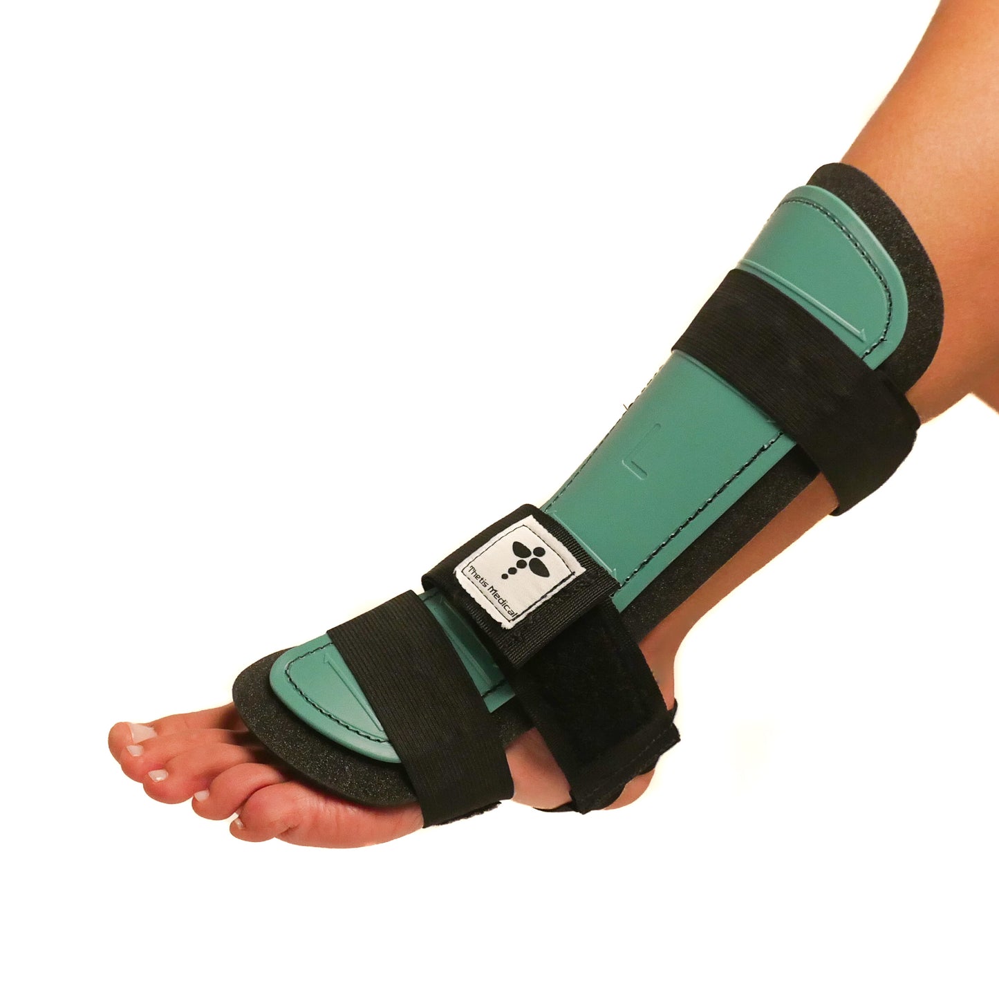 Thetis Medical Achilles Rupture Splint from side with white background